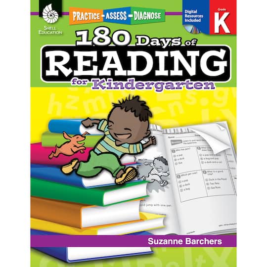 180 Days of Reading Activity Book for Kindergarten